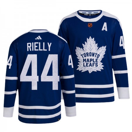 Toronto Maple Leafs Dresy Morgan Rielly 44 Adidas 2022-23 Modrý Reverse Retro 2.0 Authentic - Pánské